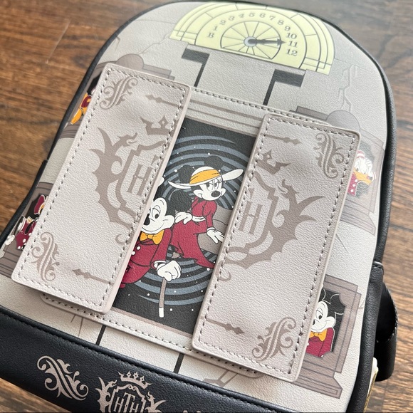 Mickey Mouse and Friends Hollywood Tower Hotel Loungefly Mini Backpack | NWT - Picture 3 of 4